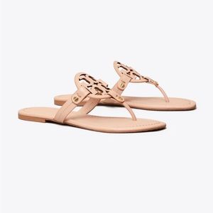 Tory Burch Miller sandals nude size 9.5